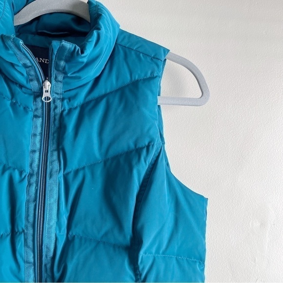 Land’s End Down Puffer Vest in Teal blue/green, Zipper Front, Size XS - Picture 4 of 12